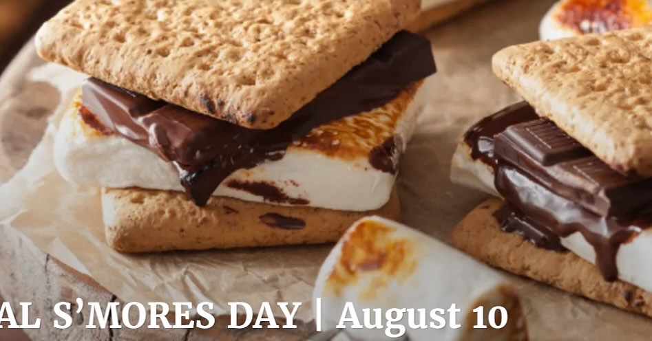 🔥 S’mores lovers, it’s your day! 🔥
August 10 = National S’mores Day 🍫🔥

Gooey marshmallow + melty chocolate + crunchy graham = campfire perfection.
✨ Bonus points if you add PB, banana slices, or swap in a peanut butter cup 👏

How do YOU s’more?
👇Drop your fave combo!

#SmoresDay #CampfireTreats #GimmeSmore #SimplyShayCelebrates #ToastyGoodness